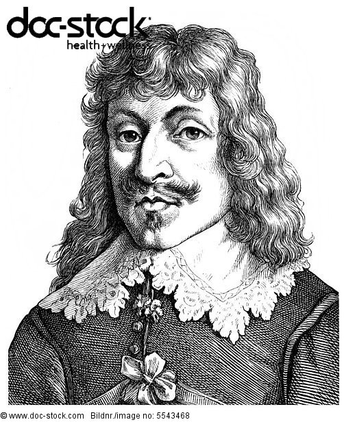 Jahrhundert, Portrait von Paul Fleming, 1609 - 1640
